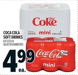 Metro Coca Cola soft drinks offer