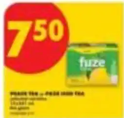 No Frills fuze peach tea offer