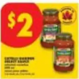 No Frills Great Value garden salad sauce offer