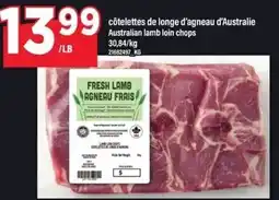 Maxi Australian lamb loin chops offer