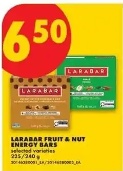 No Frills Larabar fruit & nut energy bars offer