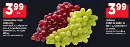Maxi green or red seedless grapes offer