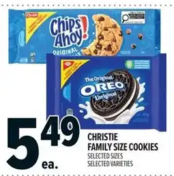 Metro Christie family size cookies offer
