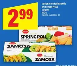 Maxi Pran vegetable samosa or spring roll offer