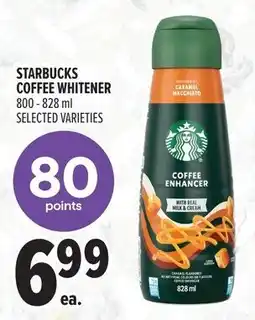 Metro Starbucks coffee whitener offer
