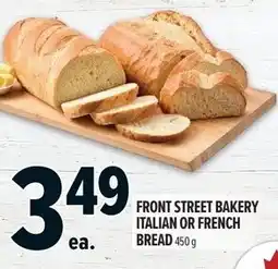 Metro Front Street Bakery Italian or French Bread offer