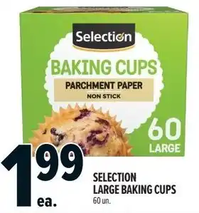 Metro Selection large baking cups offer
