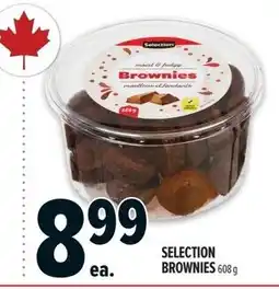 Metro Selection brownies offer