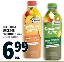 Metro Bolthouse Farms juices or smoothies offer