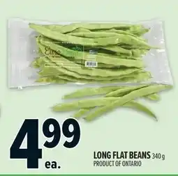 Metro Long flat beans offer