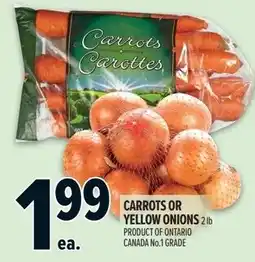 Metro Carrots or yellow onions offer