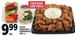 Metro Deluxe crunch mix pumpernickel tray offer