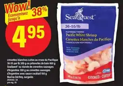 Maxi Seaquest pacific white shrimp offer