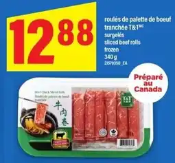 Maxi T&T sliced beef rolls offer