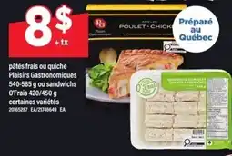 Maxi Patis frais ou quiche plaisirs gastronomiques offer