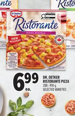 Metro Dr. Oetker ristorante pizza offer