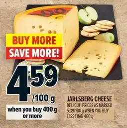 Metro Jarlseberg cheese offer