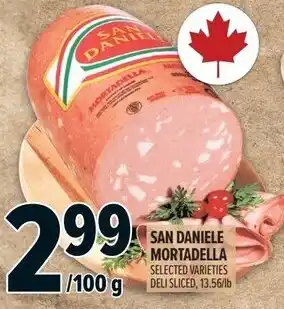 Metro San Daniele mortadella offer