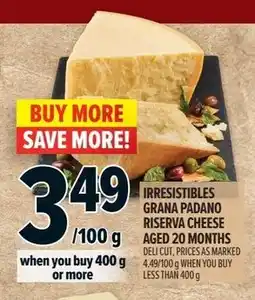 Metro Irresistibles Grana Padano Riserva Cheese offer