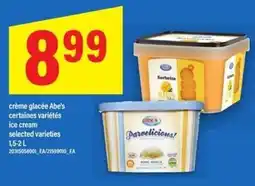 Maxi Abe's ice cream selected varieties offer