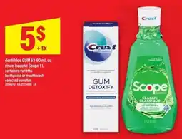 Maxi Crest gum detoxify offer