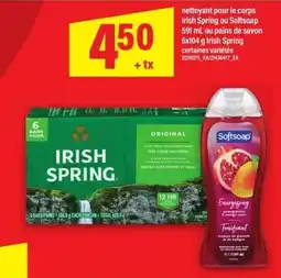 Maxi Irish spring soap offer