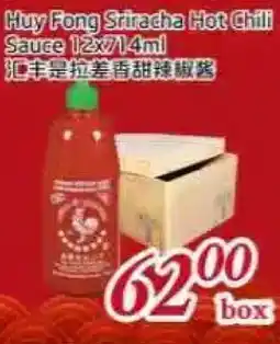 Tone Tai Supermarket Huy Fong Sriracha Hot Chili Sauce offer