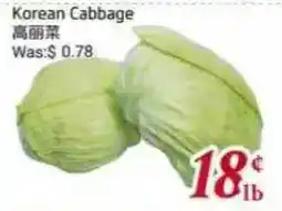 Tone Tai Supermarket Korean Cabbage offer