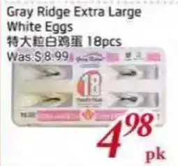 Tone Tai Supermarket Gray Ridge Extra Large White Eggs offer
