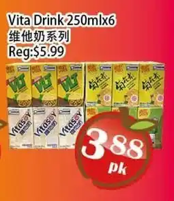 Food Depot Supermarket Vita Drink 250mlx6 offer