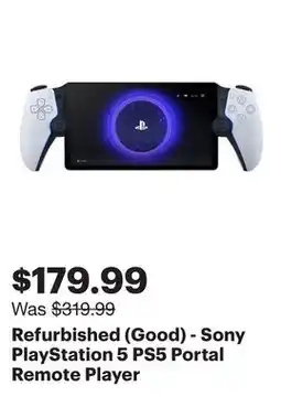 Best Buy Refurbished (Good) - Sony PlayStation 5 PS5 Portal Remote Player offer