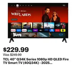 Best Buy TCL 40 Q34K Series 1080p HD QLED Fire TV Smart TV (40Q34K) - 2025 - Only at Best Buy offer