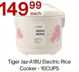 Lucky Supermarket Tiger Tiger Jaz-A18U Electric Rice Cooker offer