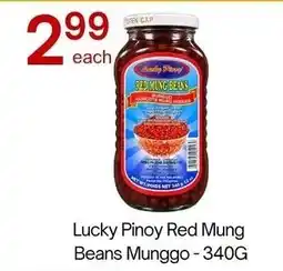 Lucky Supermarket Lucky Pinoy Red Mung Beans offer