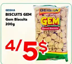 Marche Salaberry GEISHA BISCUITS GEM offer