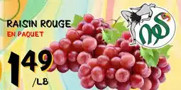 Marche Salaberry RAISIN ROUGE EN PAQUET offer
