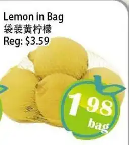 Food Depot Supermarket Lemon in Bag offer