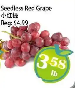 Food Depot Supermarket Seedless Red Grape offer