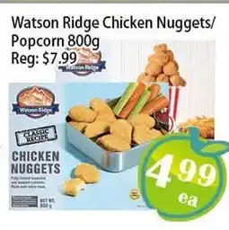 Food Depot Supermarket Watson Ridge Chicken Nuggets/Popcorn offer