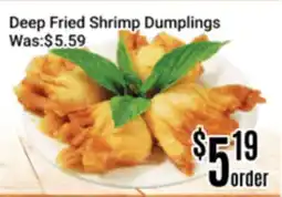 Nations Fresh Foods Deep Fried Shrimp Dumplings offer