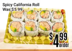 Nations Fresh Foods Spicy California Roll offer
