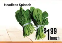 Nations Fresh Foods Headless Spinach offer