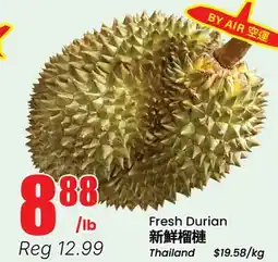 Terra Foodmart Fresh Durian offer
