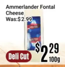 Nations Fresh Foods Ammerlander Fontal Cheese offer