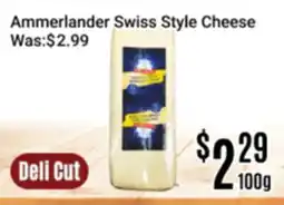 Nations Fresh Foods Ammerlander Swiss Style Cheese offer