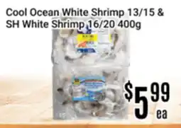Nations Fresh Foods Cool Ocean White Shrimp 13/15 & SH White Shrimp 16/20 offer