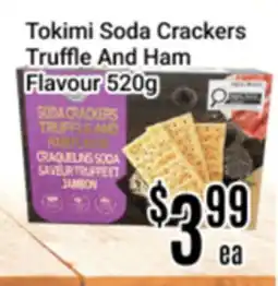 Nations Fresh Foods Tokimi Soda Crackers Truffle And Ham Flavour offer
