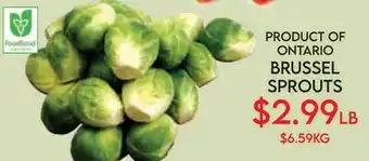 Fiesta Farms BRUSSEL SPROUTS offer