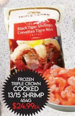 Fiesta Farms FROZEN TRIPLE CROWN COOKED 13/15 SHRIMP offer