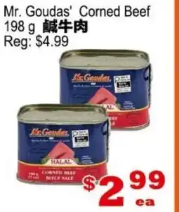 Yuan Ming Supermarket Mr. Goudas' Corned Beef offer